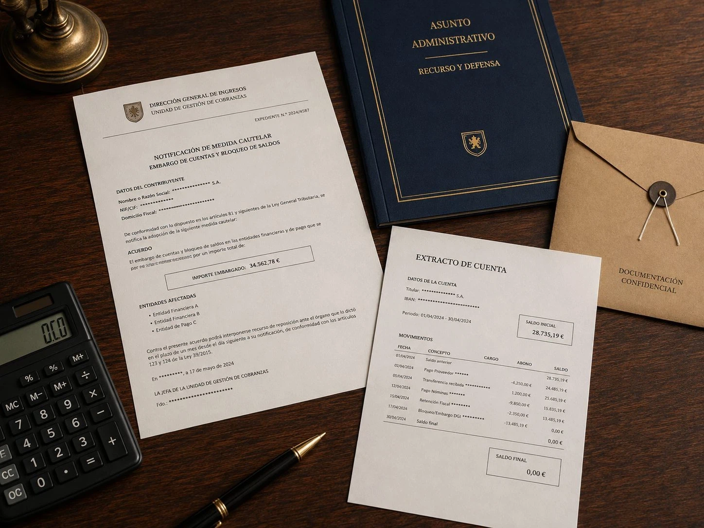 Imagen editorial del expediente: Embargo en cuenta: identificar origen, alcance y plazo de reacción