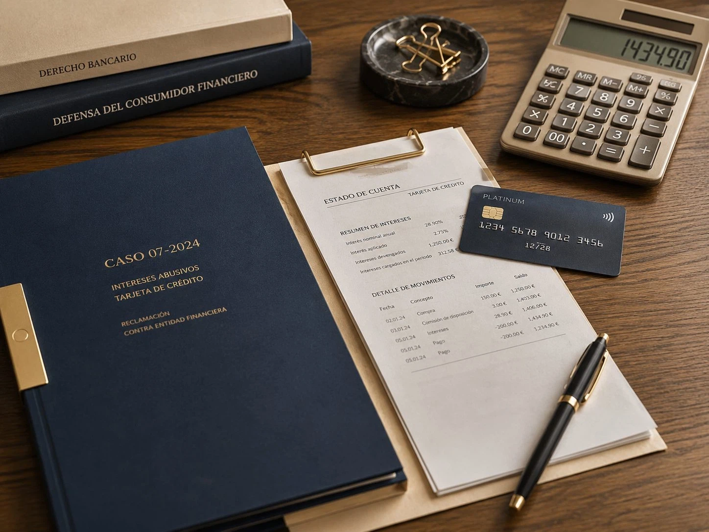 Imagen editorial del expediente: Tarjeta de crédito: separar principal, intereses y comisiones